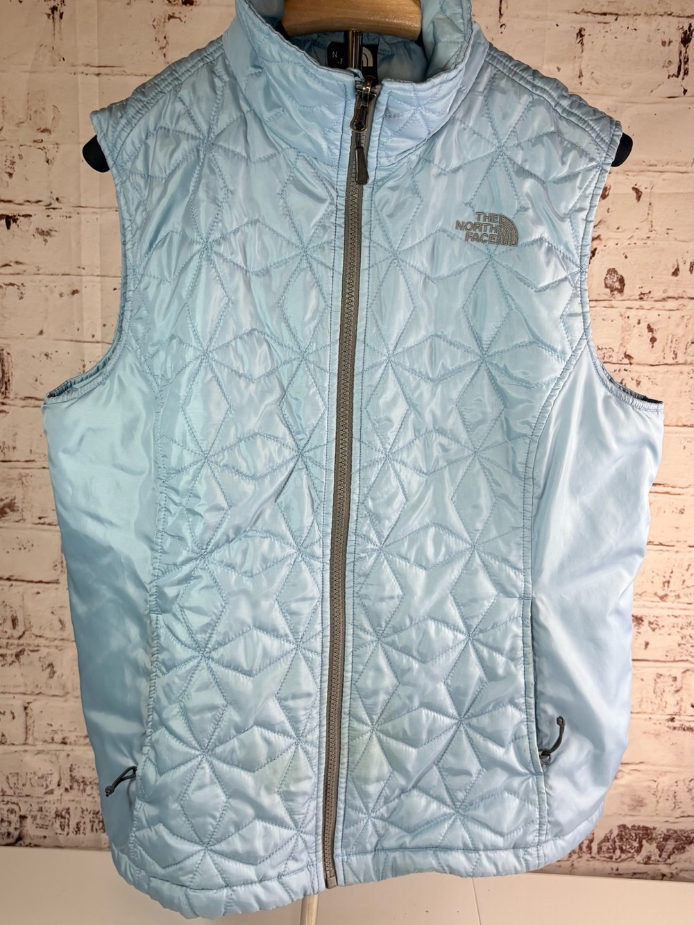 The North Face Women's Pale Blue Quilted Vest